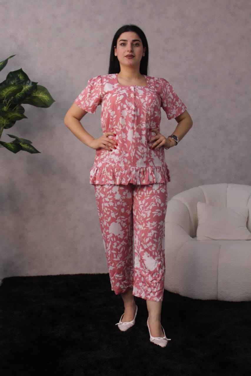 Printed Pyjama Set L102A - Tren6s 